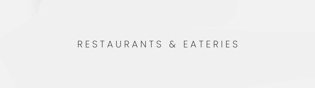 Restaurants & Eateries Banner